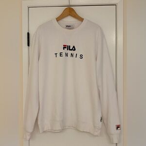 Fila Unisex Tennis Crewneck Sweatshirt
